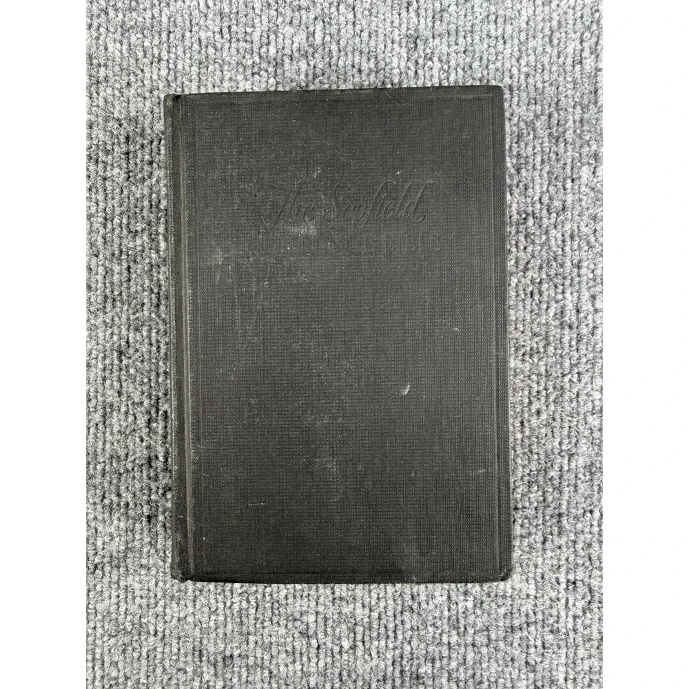 Vintage Scofield Reference Bible Holy Bible‎ C I Scofield Oxford Black Hardcover